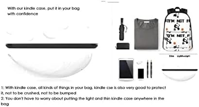 Caso do Wunm Studio para Kindle, Case for Kindle Touch 2014 Ereader Slim Protective Cover Case Smart - Kindle 7th Gen, 2014 Lançamentos, ilustração Ins Style Sun Cherry