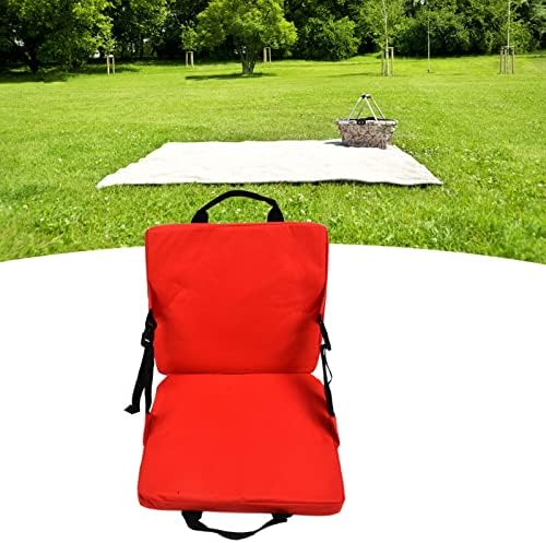 Almofada de cadeira PLPLAAOO, almofada de assento no estádio portátil para eventos esportivos, almofada de cadeira dobrável em interior