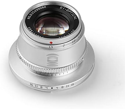 Ttartisan 35mm F1.4 APS-C Manual Focus Lens Compatível com câmeras de montagem de RF Canon R7, R10 APS-C Modelo EOS