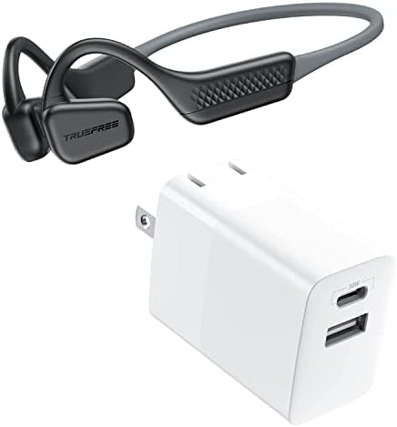 TrueFree F1 Sports Ear fone de ouvido Bluetooth 5.3 fones de ouvido sem fio de condução de ar para exercícios e execução