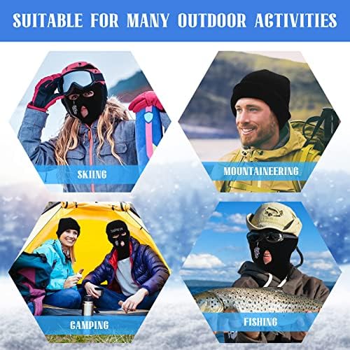 Máscara de esqui de inverno para homens 3 buracos balaclava máscara face máscara de máscara de esqui máscara de máscara