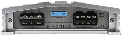 Hifonics ZG-1200.1d 1200 Watts Zeus Gamma Mono Subwoofer Audio Amplificador de áudio com pacote de suporte para telefone