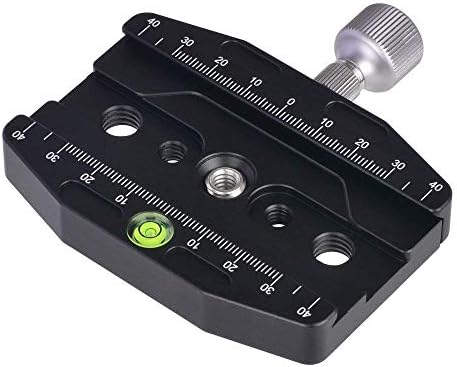 Moveski CL-90N CLAMP RAPACIONAL COM liga de alumínio para placa de liberação rápida e tripé ou monopódio compatível com o padrão Arca-Swiss