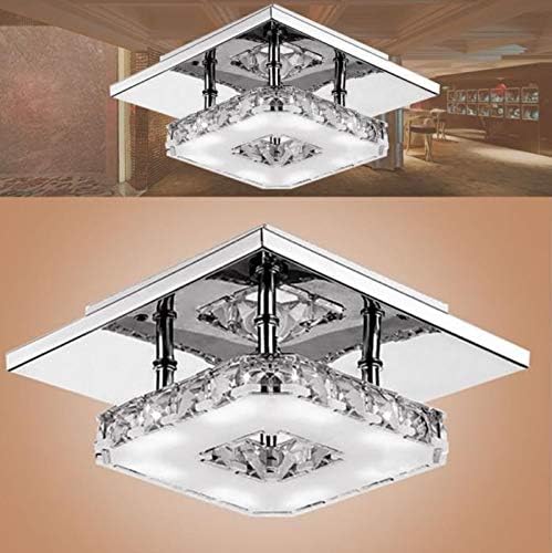 Luzes de teto YGQZM Lâmpadas de iluminação de cristal internas LED LED teto para a Decoração da sala de jantar LID