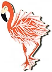 Feliz tudo! Flamingo grande apego