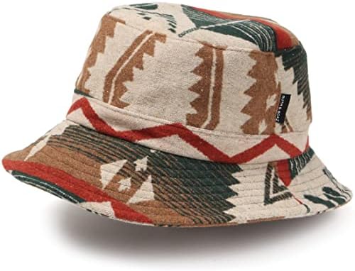 Ruth & Boaz Unissex Outdoor Wool Blend Bucket Hat Ethnic Inca Padrão