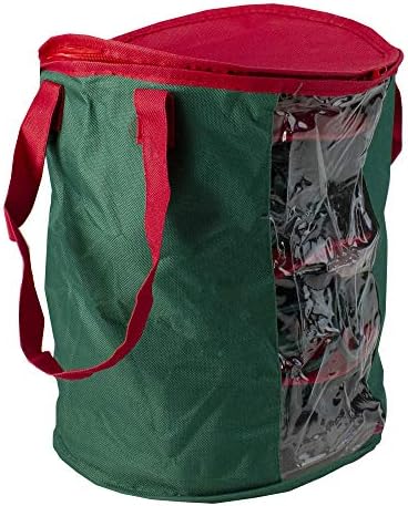 Northlight Christmas Light Storage Organizer com janela, 12 , verde