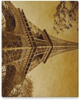 Enevotx Wall Art Painting vintage França Paris Eiffel Tower Tree Prints On Canvas A paisagem imagens Pictures Oil