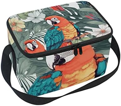 Plantas tropicais da Odawa Plantas tropicais Cooler para mulheres com zíper reutilizável Cooler Longe Bonseth Box for Picnic Work Camping