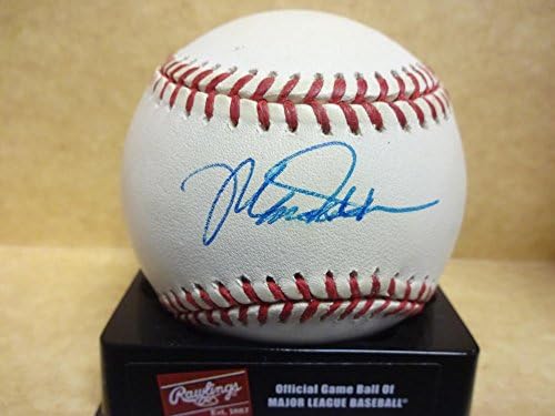 Marc Valdes Braves/Marlins/Expos/Astros assinado N.L. Beisebol com coa