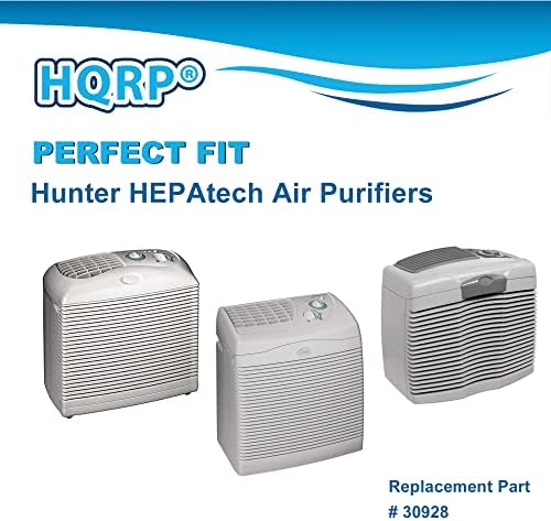 Filtro de embalagem HQRP 2 compatível com Hunter Hepatech 30057, 30059, 30060, 30061, 30067, 30078, 30079, 30124, 30126,