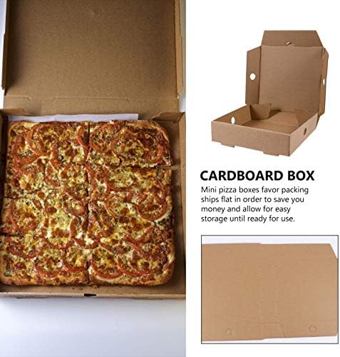 Recipientes para recipientes de sanduíche de hemóton Sanduíche 25pcs pizza de papel pizza pizza de papelão retirar contêineres caixa de embalagem de takeaway para bolos de comida assados ​​pizzas 6 polegadas caixas de bolo caixa de bolo caixa de bolo caixa