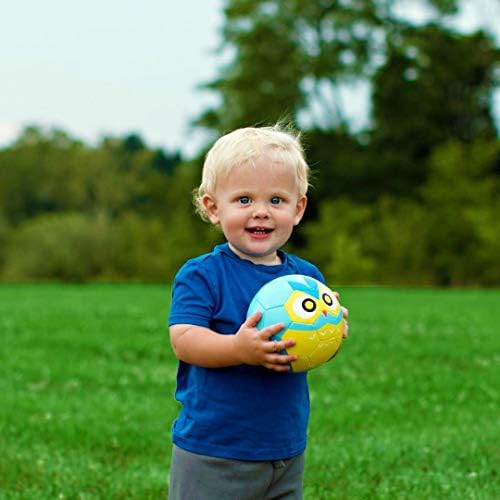 Daball Kid e Toddler Soccer Ball - tamanho 1 e tamanho 3, bomba e caixa de presente incluída
