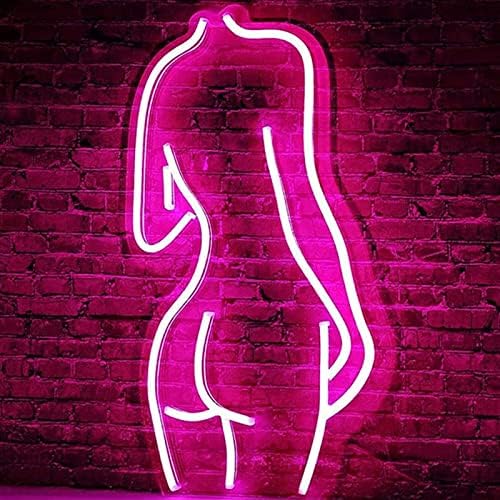 DVTEL Sexy Lady Neon Sign LED Modelagem Letras Luminosa Luminosa Luz Decorativa do Painel de Acrílico Néon, 50x26cm