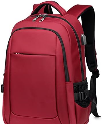 Mochila KLHHG para homens, mochila de mochila de laptop de poliéster à prova d'água com compartimento, rucks mack de bolsa de viagem