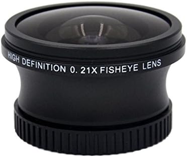 0,21x lente de olho de peixe de alta definição para a Sony Handycam hdr-ux1