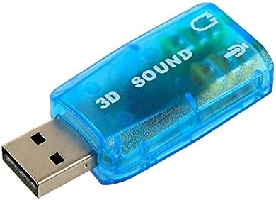 N/A 1 PCS 3D CARTA DE ÁUDIO USB 1.1 para adaptador de microfone/alto -falante Subs.