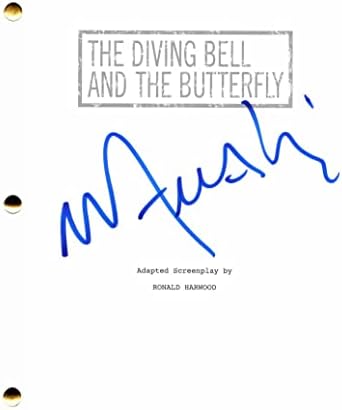 Mathieu Amalric assinou autógrafo The Driving Bell e The Butterfly Full Movie Script - James Bond Quantum of Solace,