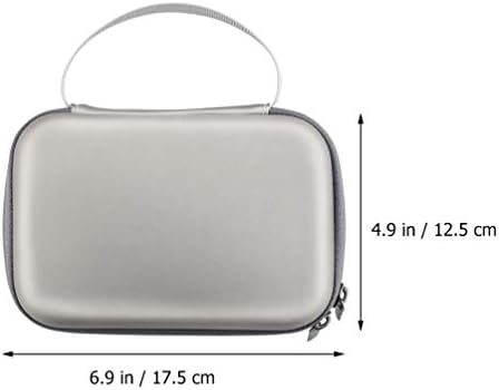 Sacos de manuseio de bolsa de bolsa de mão preta Besportble Bolsa de bolso de bolso portátil compatível com estojo de transporte