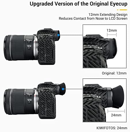 R6 R5 R5C Eyecup + Câmera de Mão da Câmera ： Câmera estendida Copo de olho com Câmera de Mão da Câmera para Canon EOS R6 R5 R5C Câmera