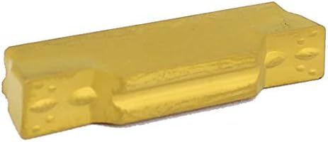 X-DREE NC3020 CNC Grooving Carboids Inserir amarelo para aço inoxidável (carboneto de ranhura CNC NC3020 Inserir