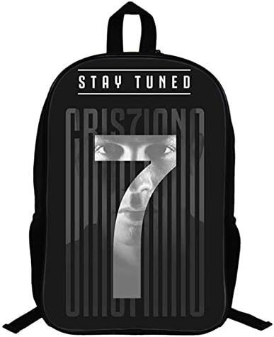 Mayotte Cristiano Ronaldo Backpack-Boys Girls Back to School Bag Fãs Backpack Backpack Lightweight Bag para viagens ao ar