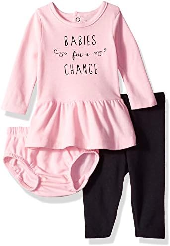 Hanes Ultimate Baby Flexy Long Slave Dress com capa de fralda e conjunto de legging