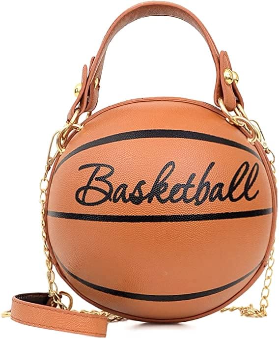 Bolsa de bolsa de mensageiros transversal em forma de basquete feminino