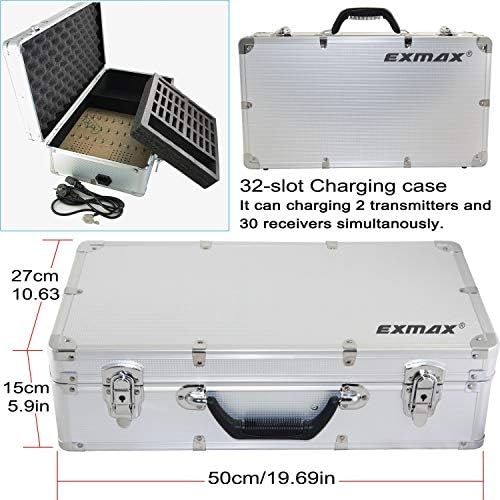 Guia de turismo sem fio Exmax Monitorando o sistema de transmissão de áudio ATG-100T 195-230MHz para apresentações da conferência de