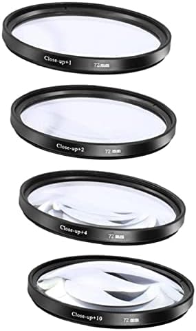 Csyanxing 1 Definir vidro óptico Close Up Filtro Glass Camera Macro Lens Set para Nikon para Pentax para Sony DSLR