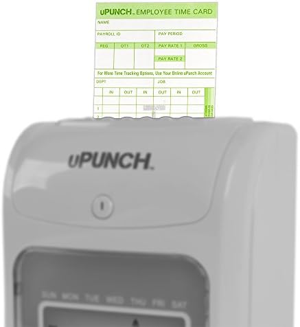 100 cartões de tempo para Upunch para HN3000