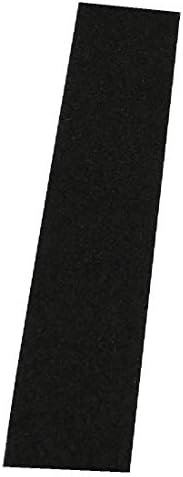 X-dree 15mm largura de 8 mm de espessura de fita de esponja lateral à prova de choque lateral de choque de 2 m de comprimento preto