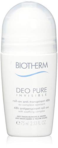 Biotherm deo puro antiperspirante invisível roll-on, fresco, 2,53 fl oz