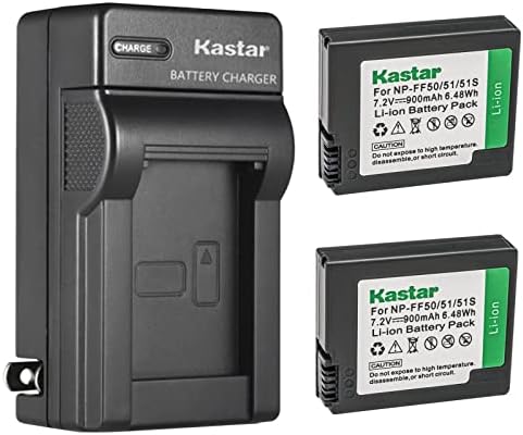 KASTAR 1-PACK E BATHER E CAIXO DE PAREDE CA SUBSTITUIÇÃO PARA SONY DCR-IP210, DCR-IP210E, DCR-IP220, DCR-IP220E,