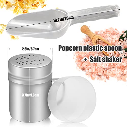 CZWESTC Popcorn Supplies Bundle- Popcorn Platpl Scoop com pipoca Salker para bares de pipoca, noites de cinema, concessões