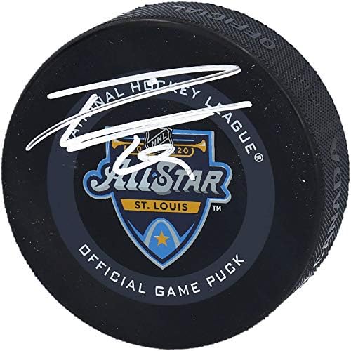 Leon Draisaitl Edmonton Oilers autografou autografado 2020 NHL All -Star Game Game Official Puck - Autografado NHL Pucks