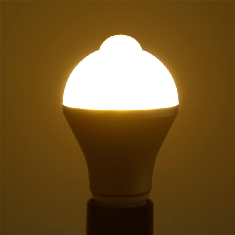 Iluminação interna de Luopan 20pcs AC85-265V LED PIR PIR MOGY SENSOR LAMP E27 E26 B22 Bulbo LED 5W 7W 9W Branco/Auto Auto
