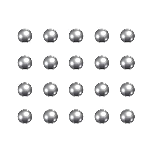 UXCELL 100PCS 1/16 420 Bolas de rolamentos de aço inoxidável G100 Precisão