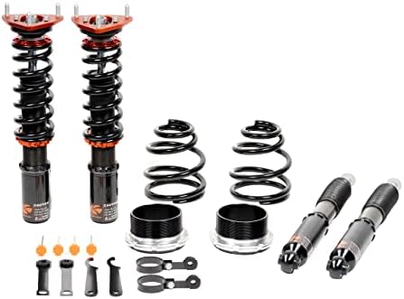 Kit de suspensão Ksport Coilovers CHD360-KP | Compatível com 12-13 Honda Civic - Kontrol Pro Ajuste Courofas | Abaixa o veículo e aumenta