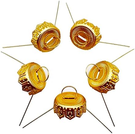 Nacional Artcraft® 7/8 Gold Classic Style Ornament Cap