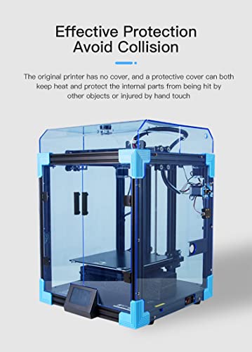 CREALIDADE OFICIAL ENDER 6 Tampa superior da impressora 3D com tela de medição automática de temperatura Exibição de proteção eficaz Proteção