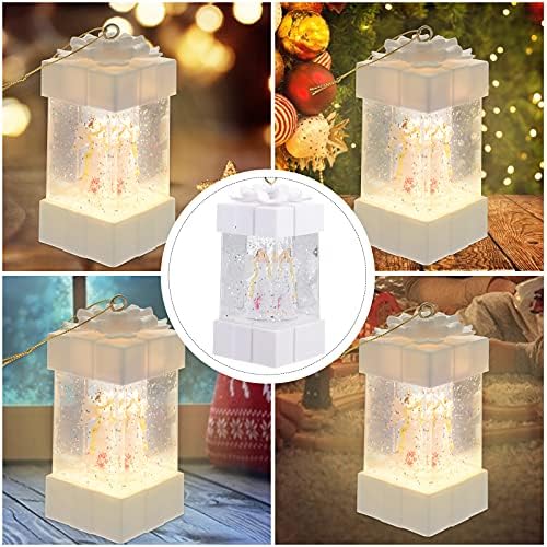 Bestoyard Christmas Decoration 1PC Christmas LED LANTERN CRIATIVA CRIGATURA Lâmpada de lâmpada de água Lâmpada de injeção de água