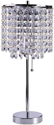 Ore International 8315C Deco Glam Table Lamp, 20,25 , metal, prata