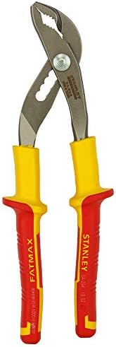 STANLEY 0-84-294 PLIER DE BOOL DE ÁGUA MAXSTEEL VDE, MULTICOLOR