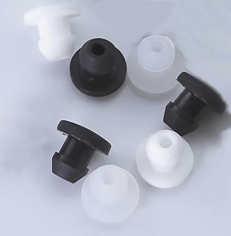 10pcs Silicone Rubber Hole Caps de 4,5 mm a 6mm T Tampe tampa do plugue de plugue Snap -On Gasket Blanking final Tampa de vedação