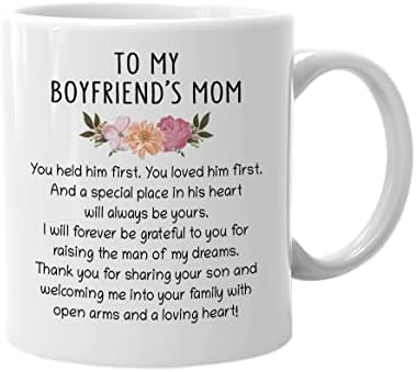 Boloque a caneca da mãe do namorado para presentes de mamãe do namorado, para meus namorados presentes da mãe da