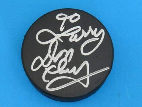 Don Cherry assinou o hóquei Puck ~ Boston Bruins ~ JSA CC66797 - Pucks de NHL autografados