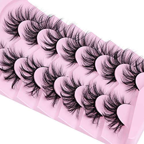 Cílios falsos cílios finos cílios visciosos cílios falsos fofos de 20 mm de longa tira de longa faux cílios de visita de olho pacote