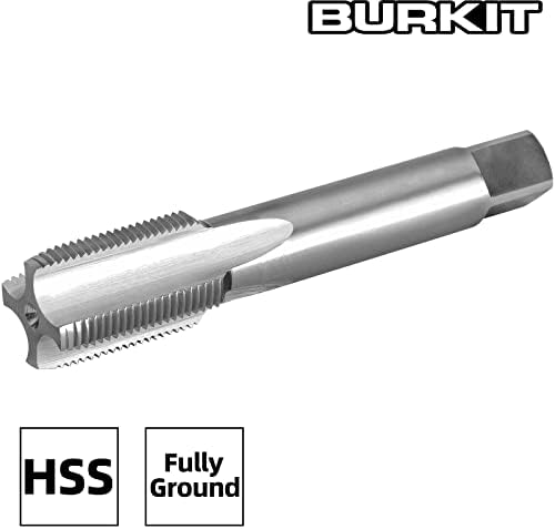 Burkit 3/4 -10 Unc Thread Tap de mão esquerda, HSS 3/4 x 10 UNC Straight canelada Tap