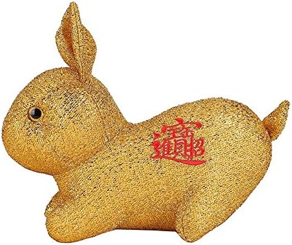 Houchu Rabbit Pluxus Toy 2023 mascote de zodíaco chinês boneca de pano floral boneca